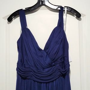 NWT David's Bridal marine bridesmaid dress size 6